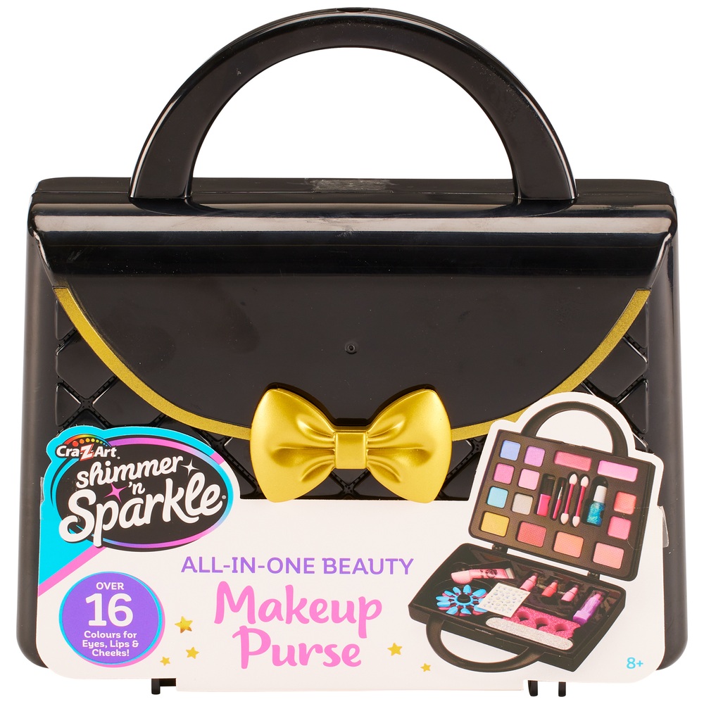 Schimmernde und funkelnde All-in-One-Schönheits-Make-up-Tasche
