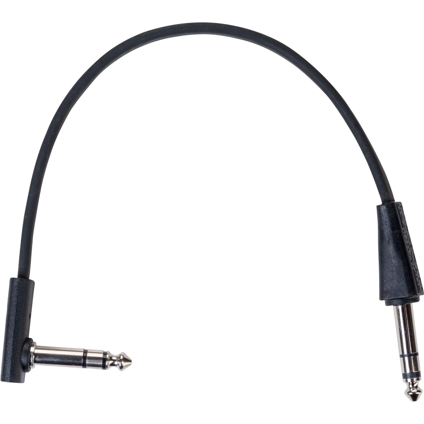 RockBoard Flat TRS kabel haaks-recht 20 cm