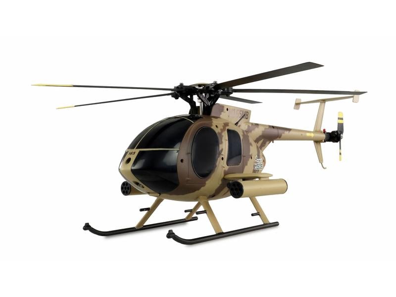 Amewi Helikopter AFX MD500E Militär 4-Kanal, RTF 4-Kanal RC Heli mit 6G Gyro