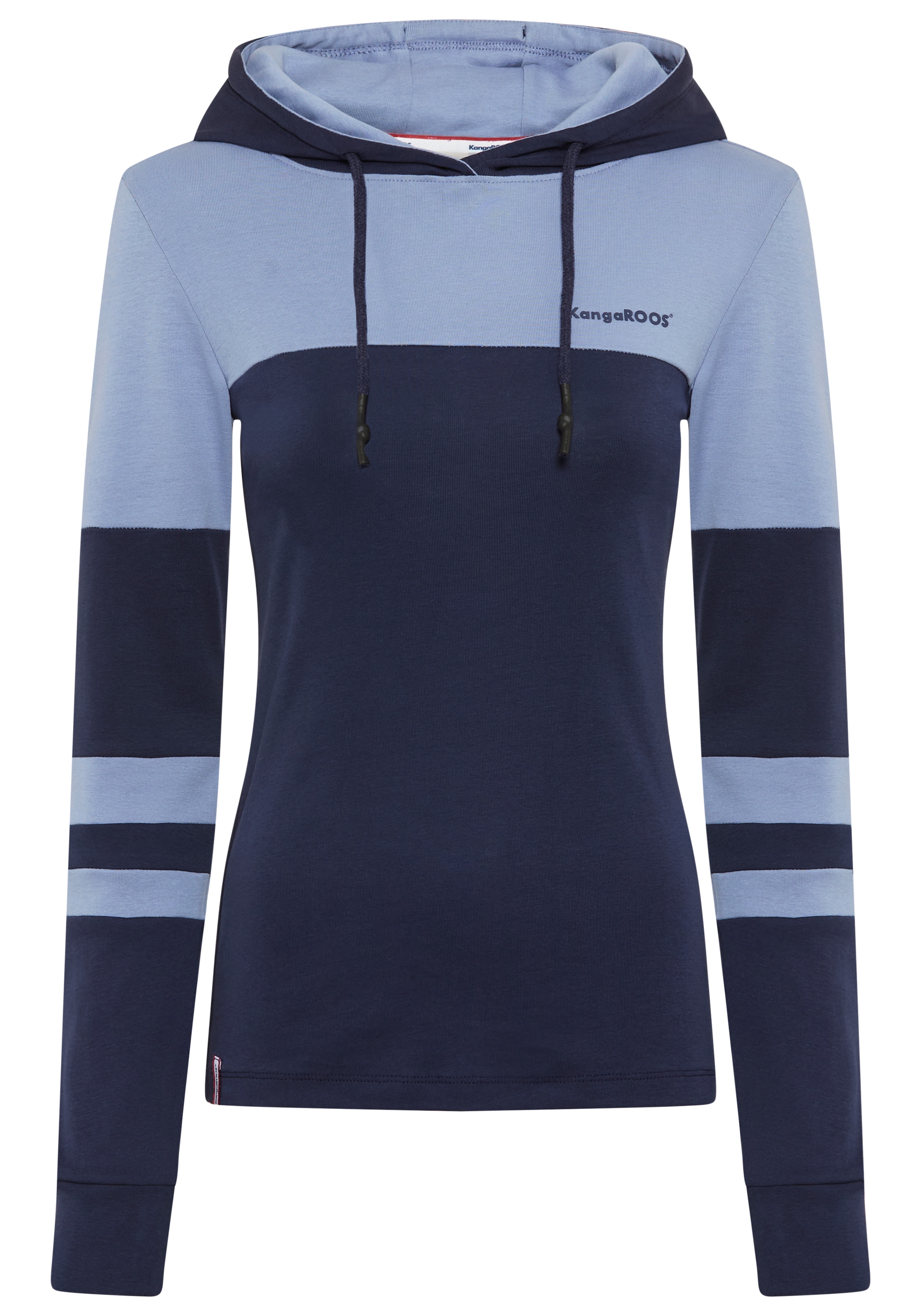 KangaROOS Kapuzenshirt , mit Colorblock