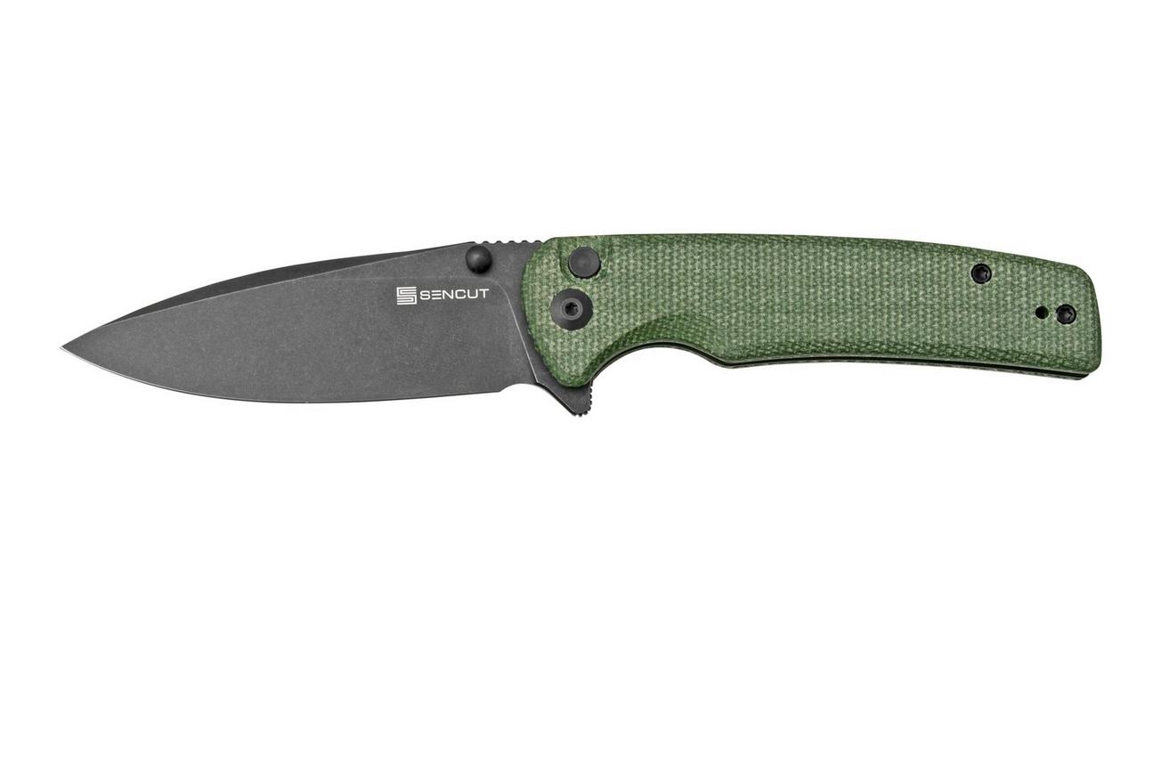 SENCUT Sachse S21007-2 Green Micarta zakmes