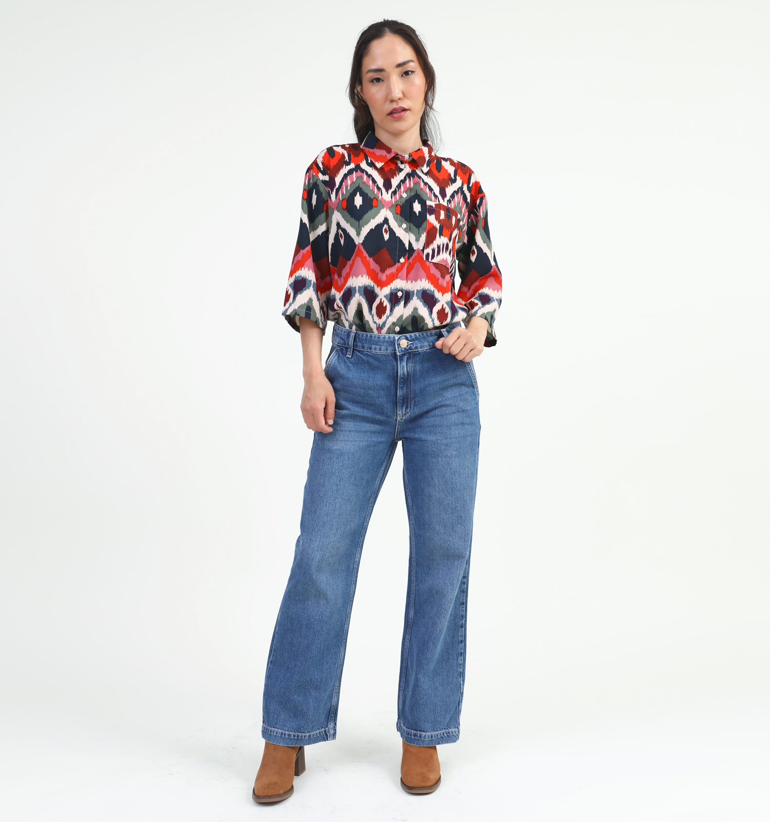 Straight leg jeans blauw L30