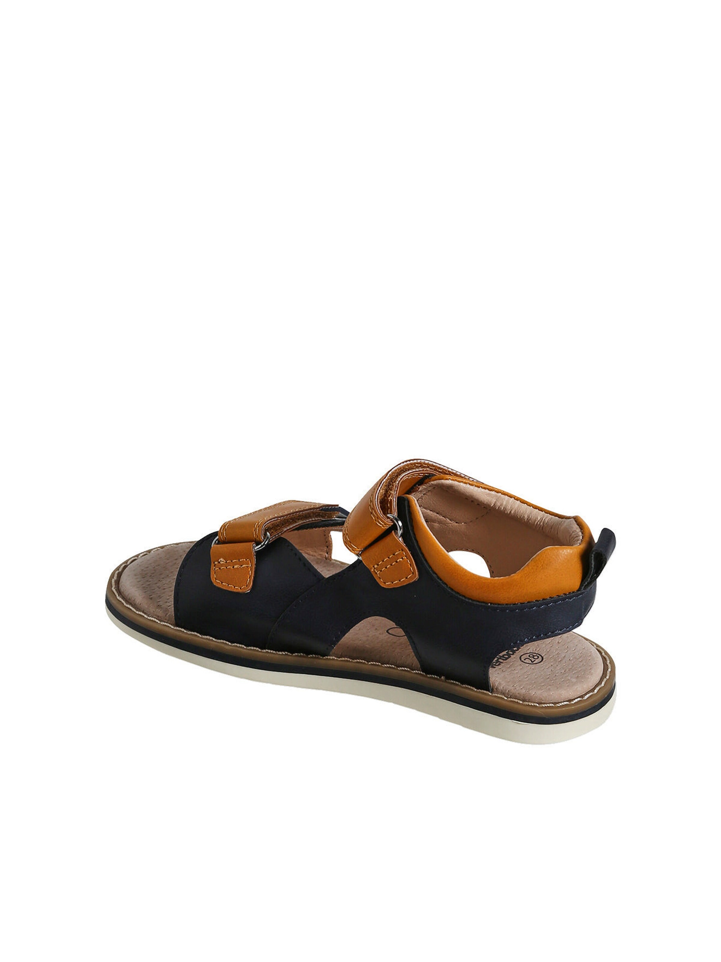 Vertbaudet Kinder Sandalen mit Anziehtrick marine