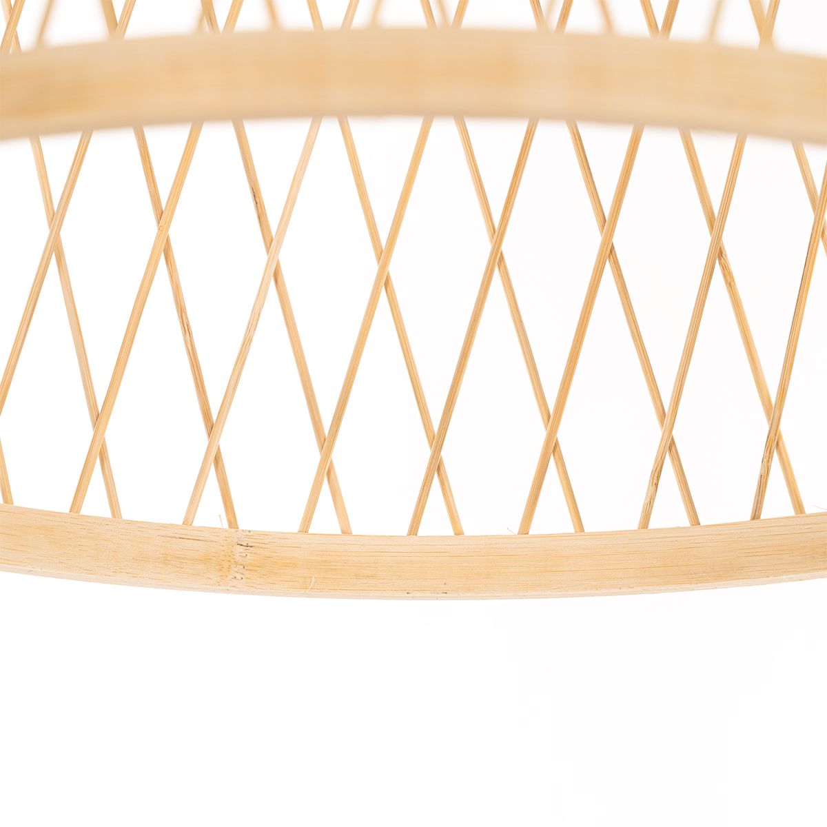 Landelijke buiten hanglamp rotan 40x55 cm - Calamus