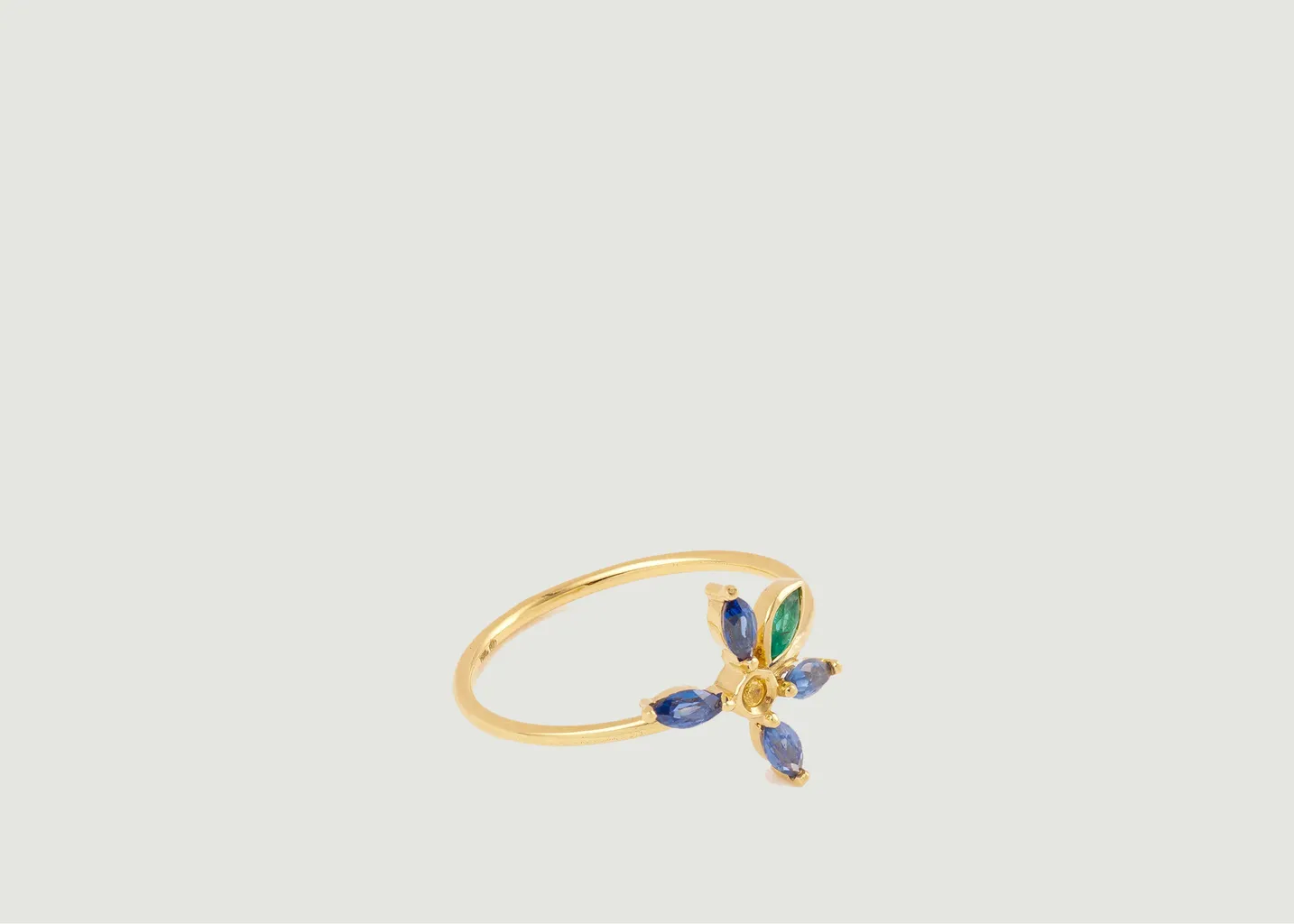 Bague Georgia 2 Bleue Sophie d'Agon