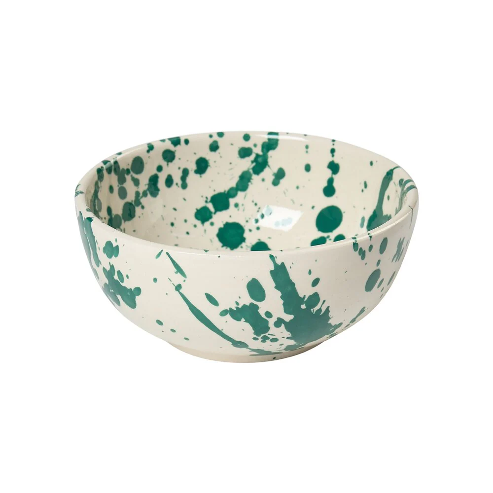 Familianna  Skål, Forest Green Splash - Ø13 cm.