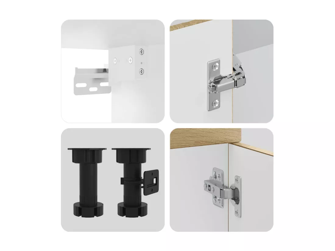 Ensemble d'armoires de cuisine 14 pcs Kalmar bois d'ingénierie