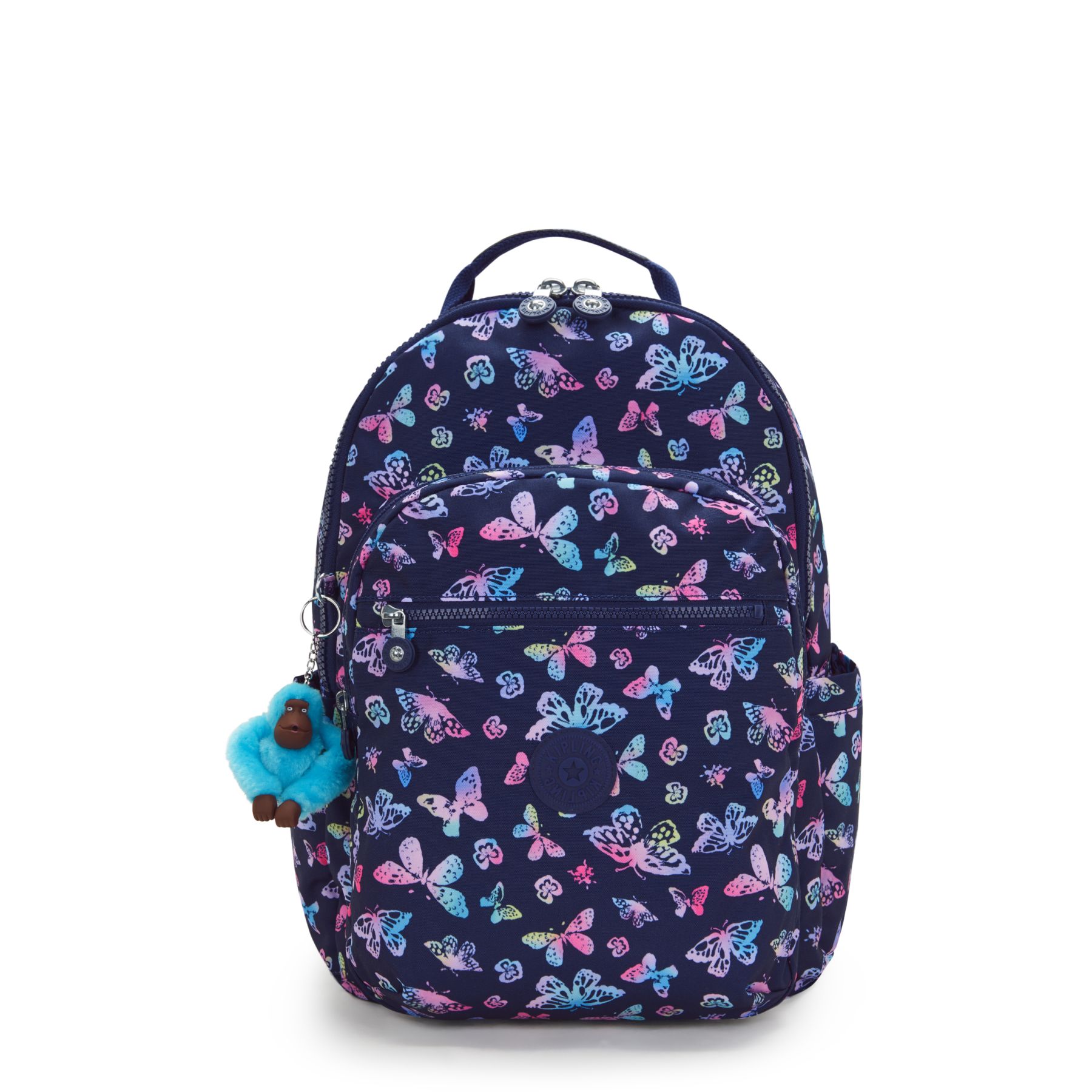SEOUL COLLEGE Grand sac à dos avec compartiment séparé pour ordinateur portable - Butterfly Fun