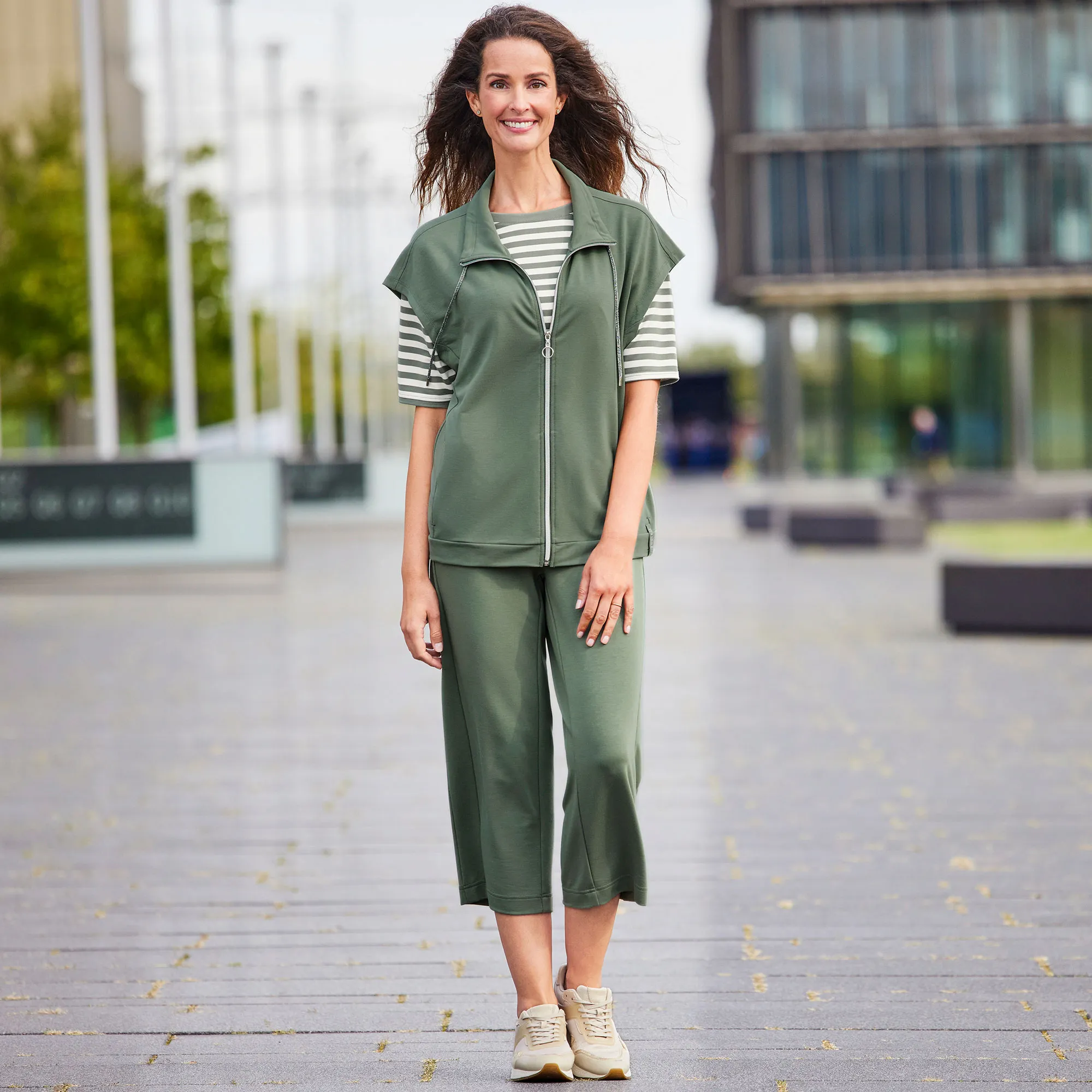 Damen-Culotte mit schickem Bund