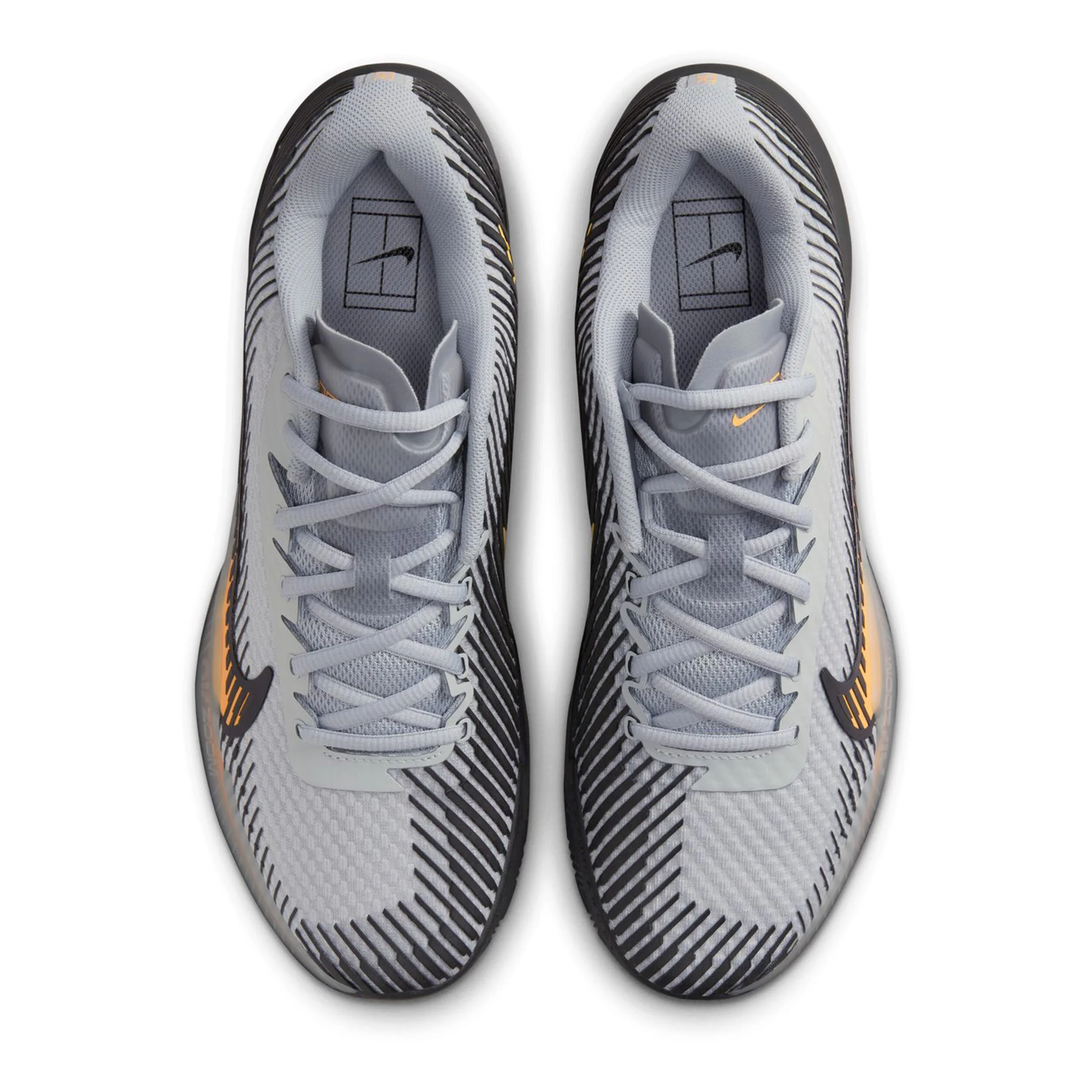 Nike Air Zoom Vapor 11 Chaussure Terre Battue Hommes - Gris , Orange