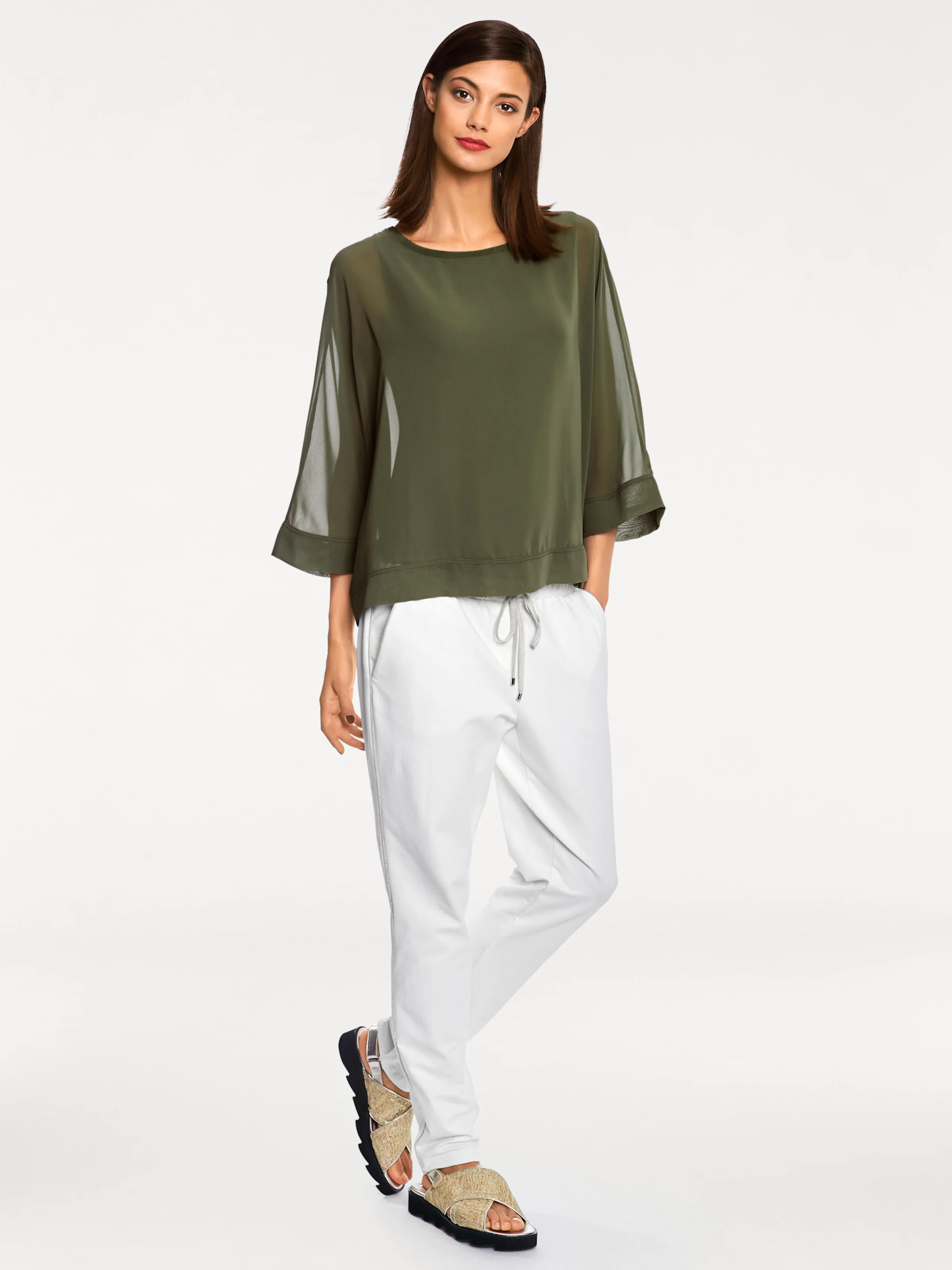 heine Blusenshirt in oliv