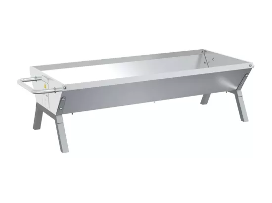 Ensemble de grille et de plateau automatique pour barbecue inox