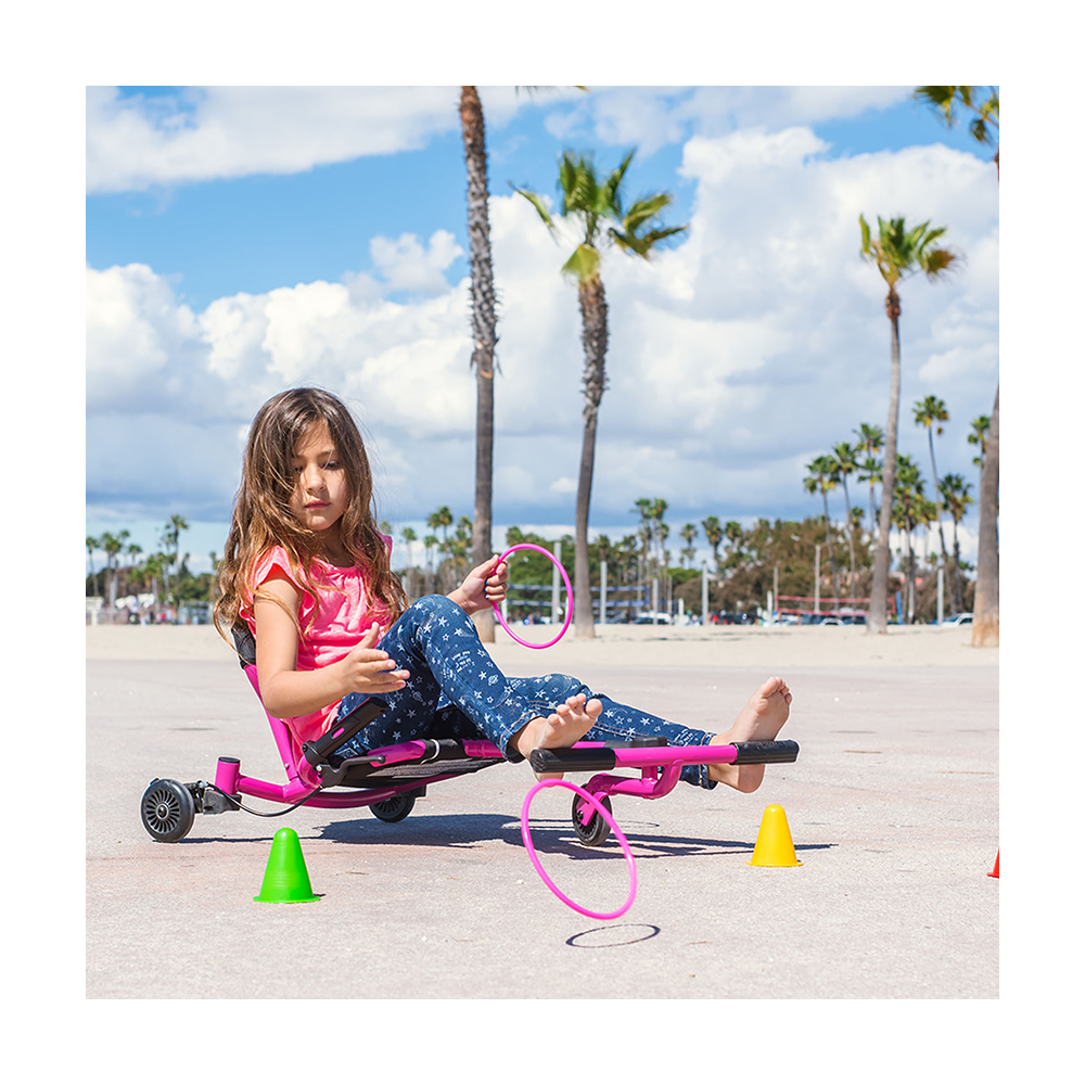 Drifter X Kinder Dreirad Outdoor Fahrzeug Scooter Sitz Trike Spielzeug mit Handbremse (3800.61311) - Rot