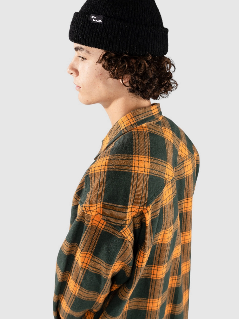 Element Compass Shirt forest/cheddar plaid