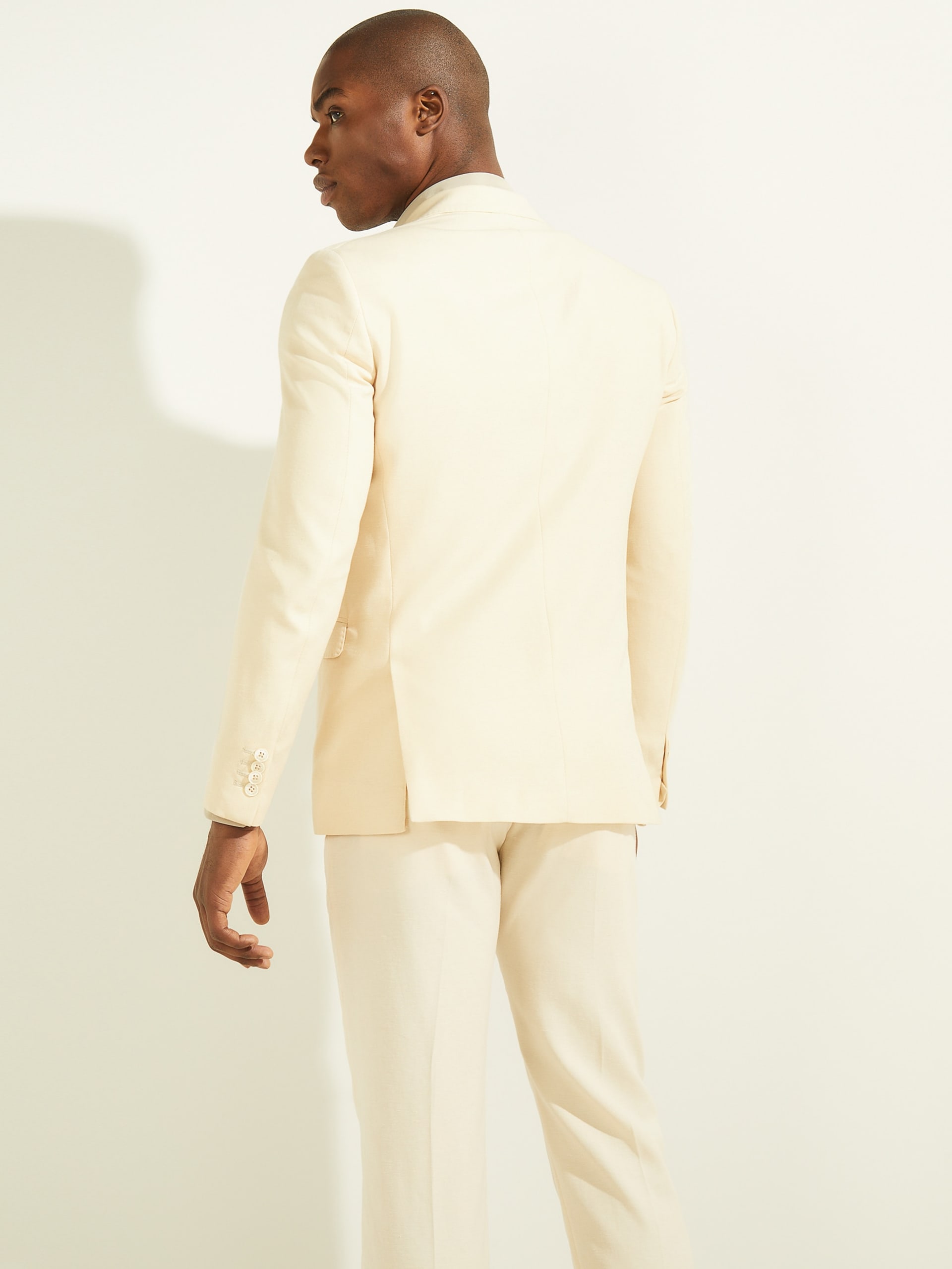 Blazer Eco de Abotoamento Duplo