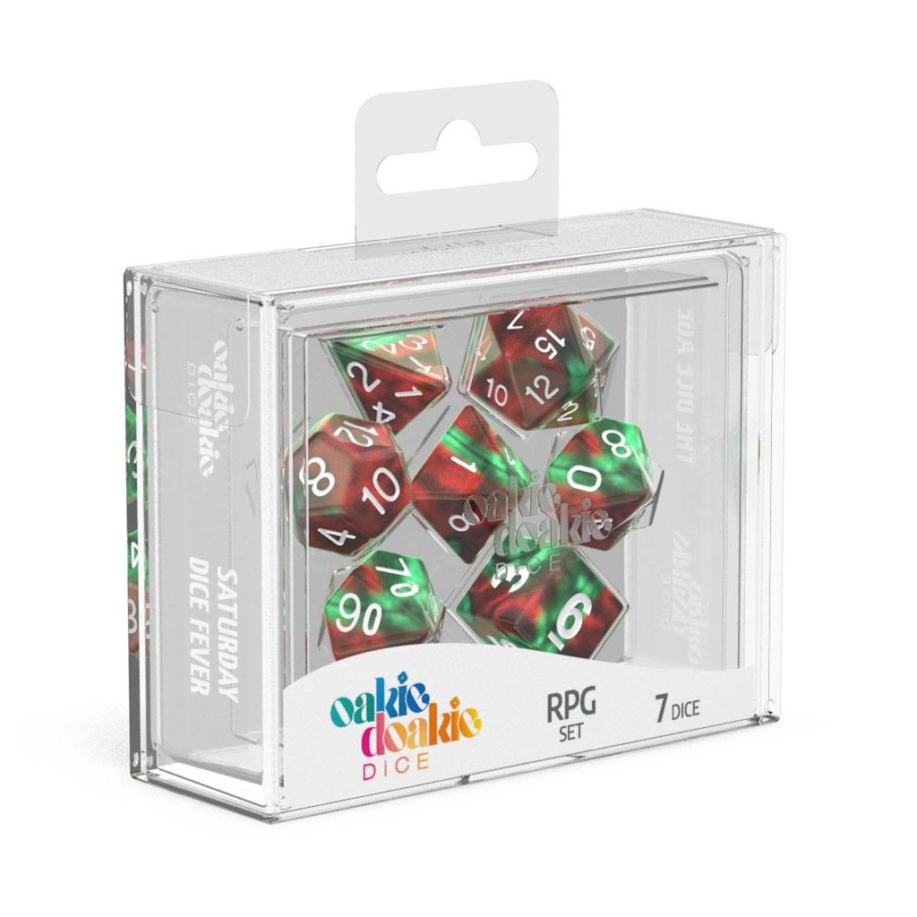 Oakie Doakie Dice dés RPG-Set Gemidice - Bloody Jungle (7)