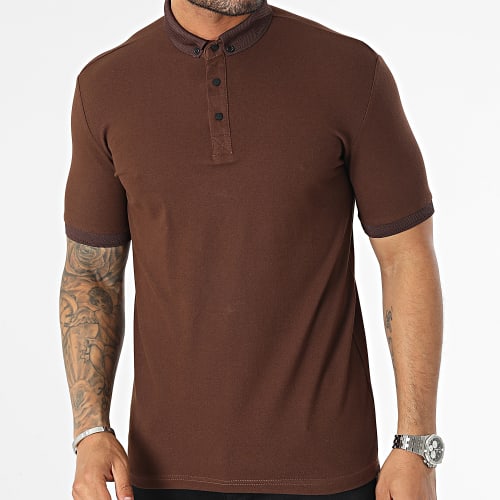 Polo Manches Courtes Marron