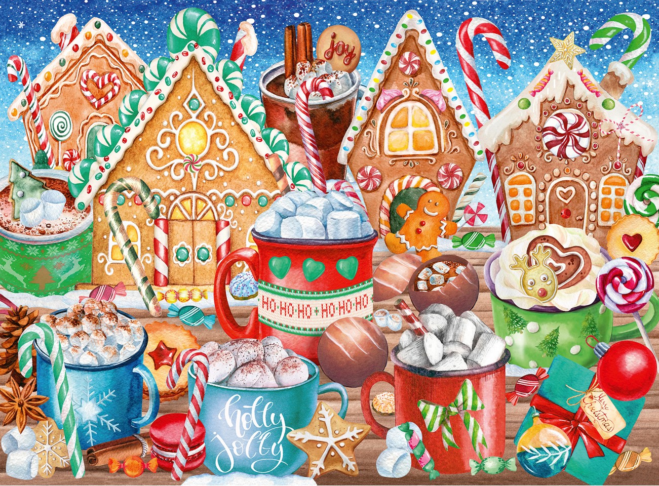 Ravensburger - Puslespil Sweet Christmas 200 brikker