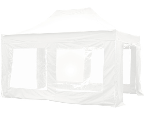 Paviljoen 3 x 4,5 m Polyester (PES) rechthoekig wit
