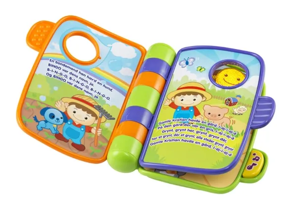 Vtech Baby Rim- og opdagelsesbog DK