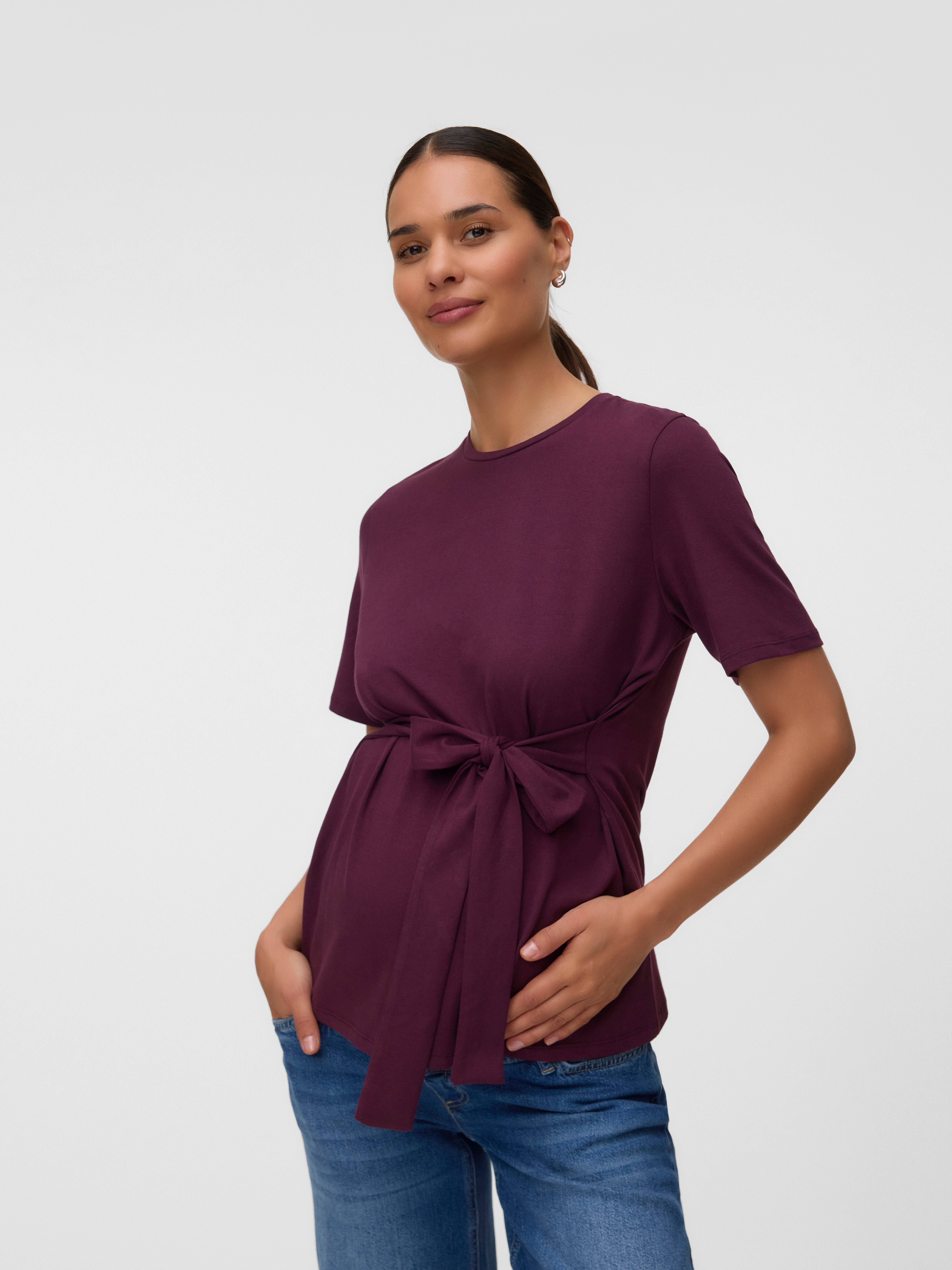 Regular fit O-hals Top