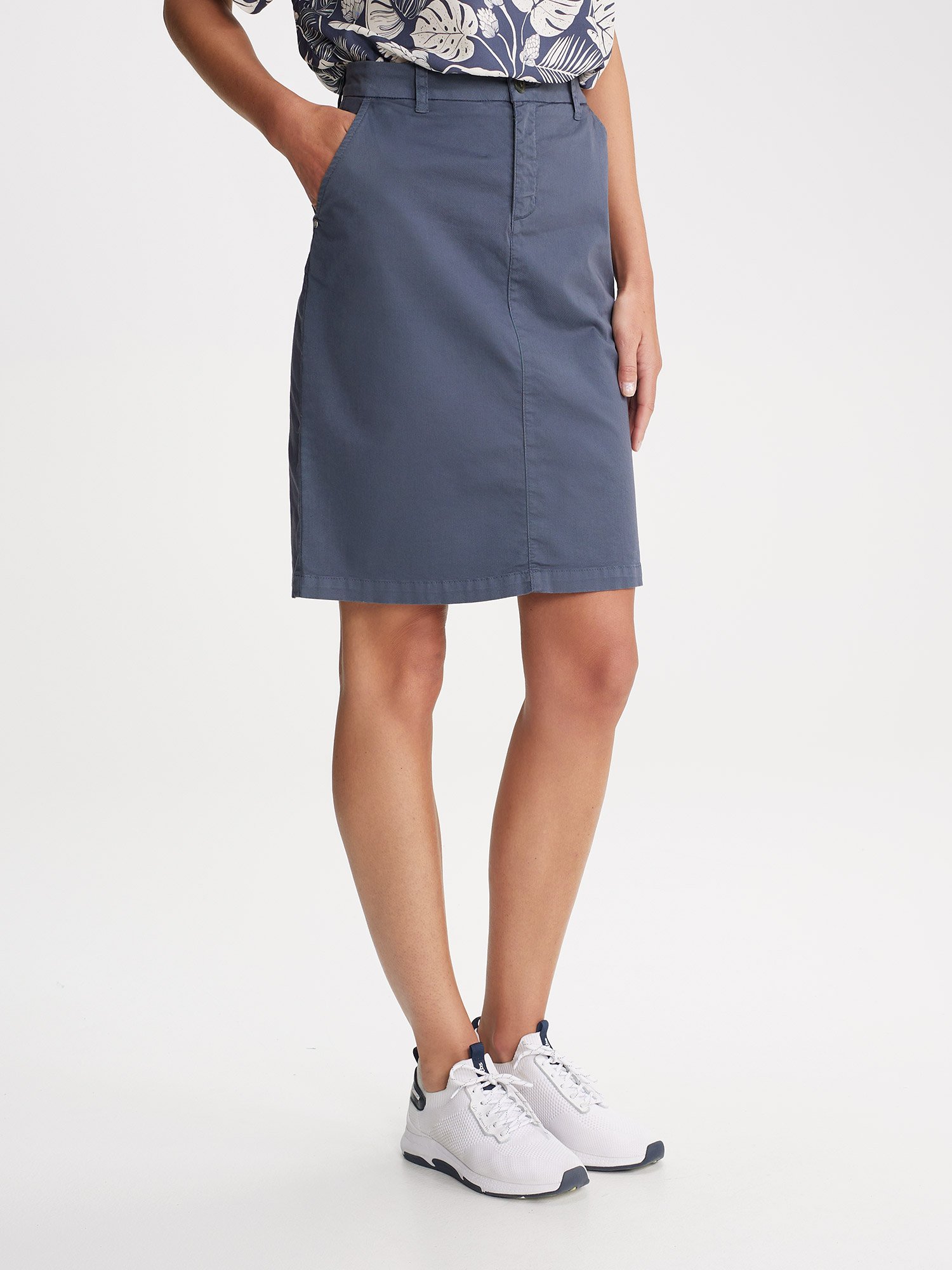 Jupe Femme Coton Biologique Bleu