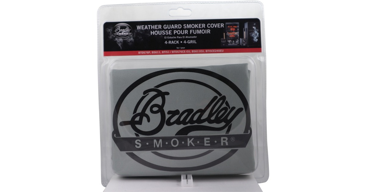 BradleySmoker Cover - Bradley 6 rack Original Smoker BTWRC6 beschermkap  (Zwart)