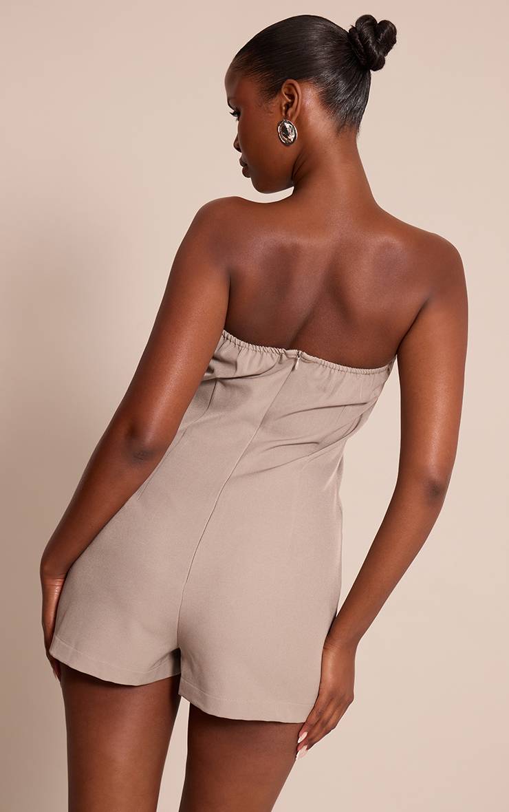 Champignon Combi-short Ajustée Bandeau En Tissu Tissé