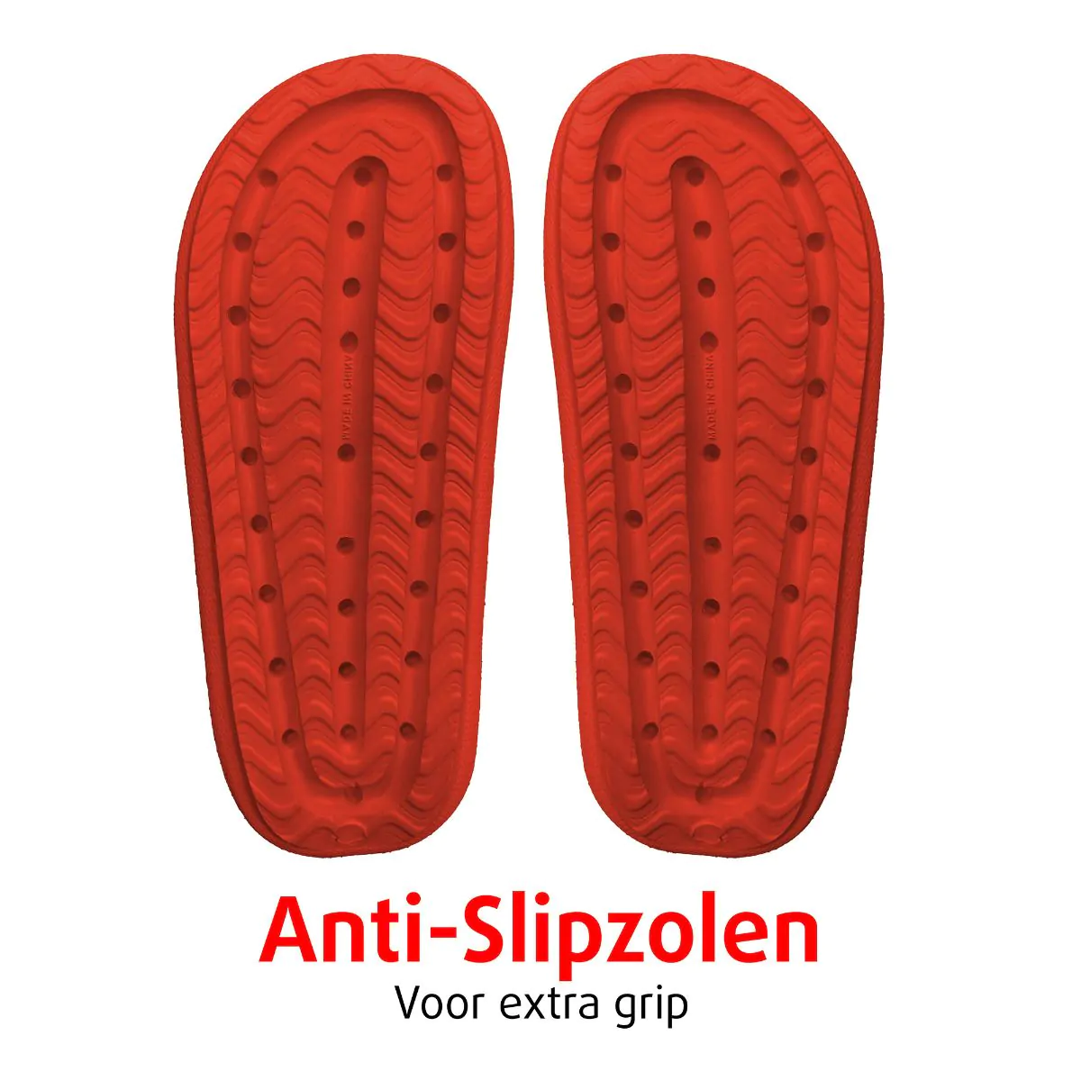 Orthopedische Zomer Badslippers (Rood)