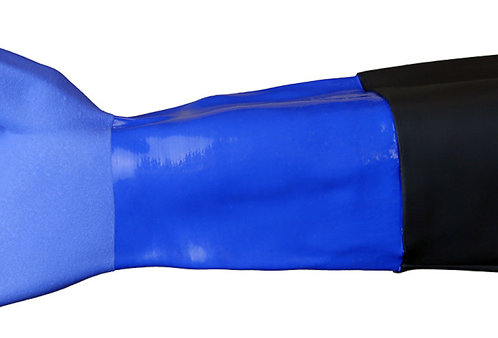 Gants imperméables protection ultra-longue fosse bassin aquarium étang Rostaing WetPro - Taille 09 (L)
