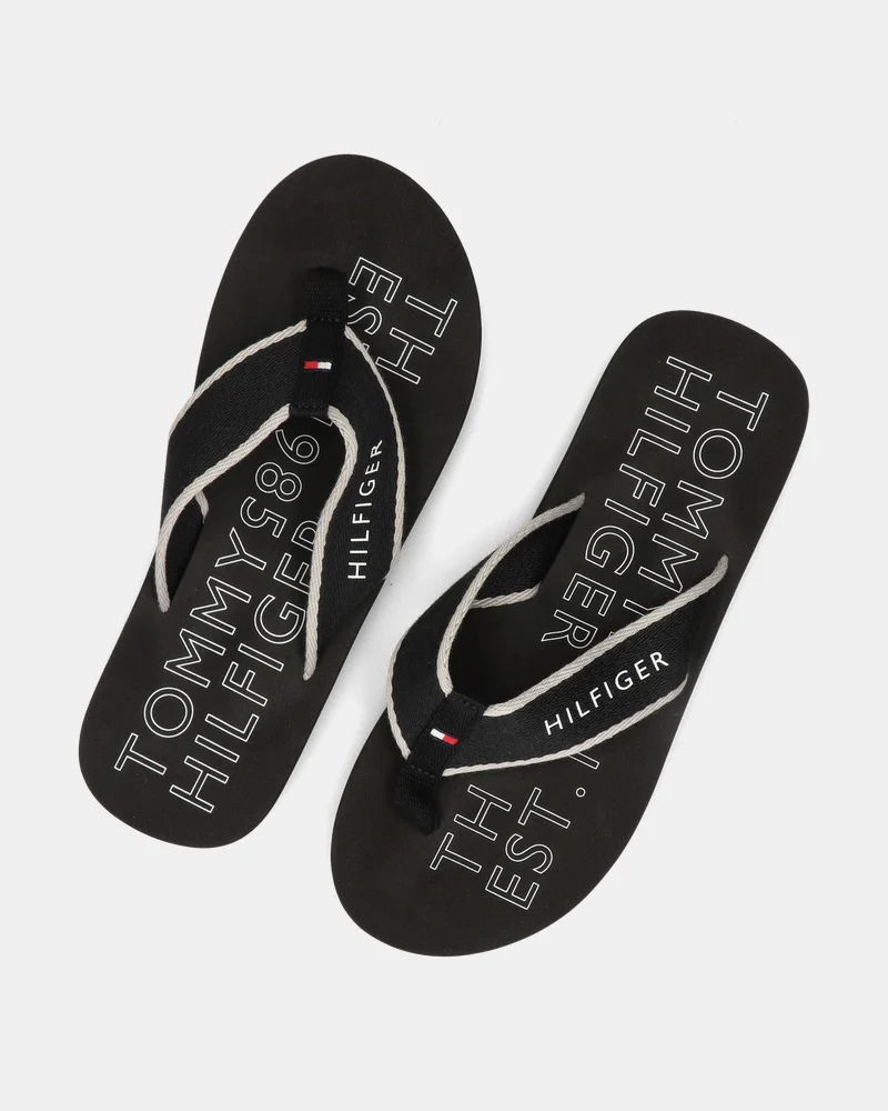 Tommy Hilfiger Sport Sporty Beach Slippers  - zwart