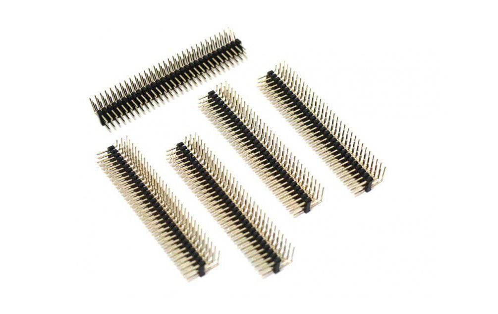 Pin-Header 3 x 30 Pol 90°, 5 Stk.Pin-Header Stiftleiste