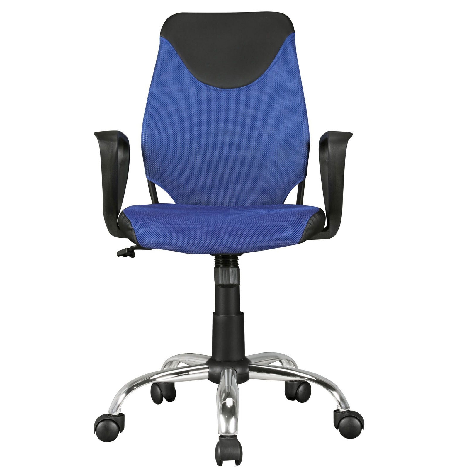 Drehstuhl blau/ schwarz