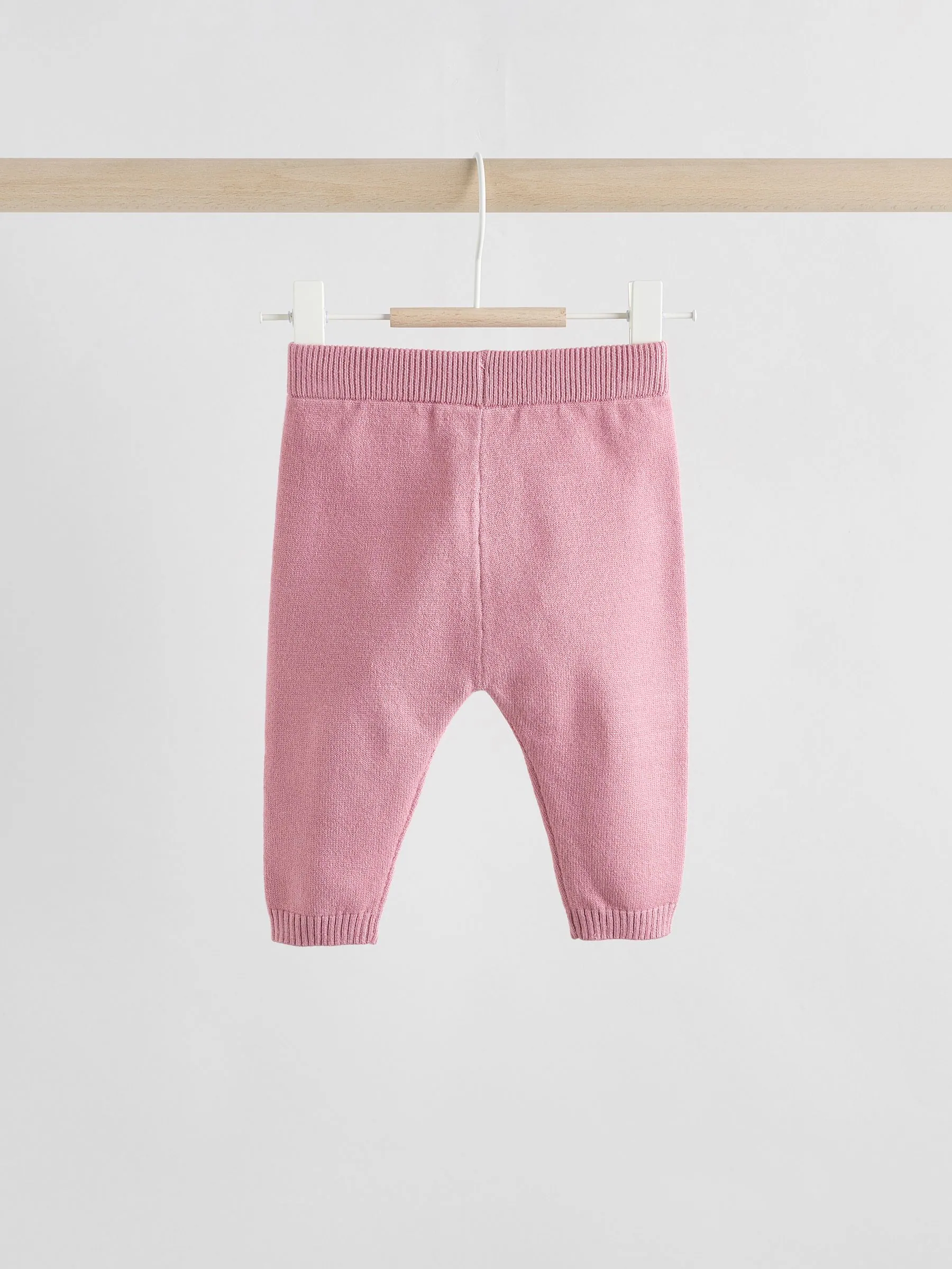 Pink Sheep Scene - Gebreide babytrui en leggings set 2 -delig (0mnd -2jr)