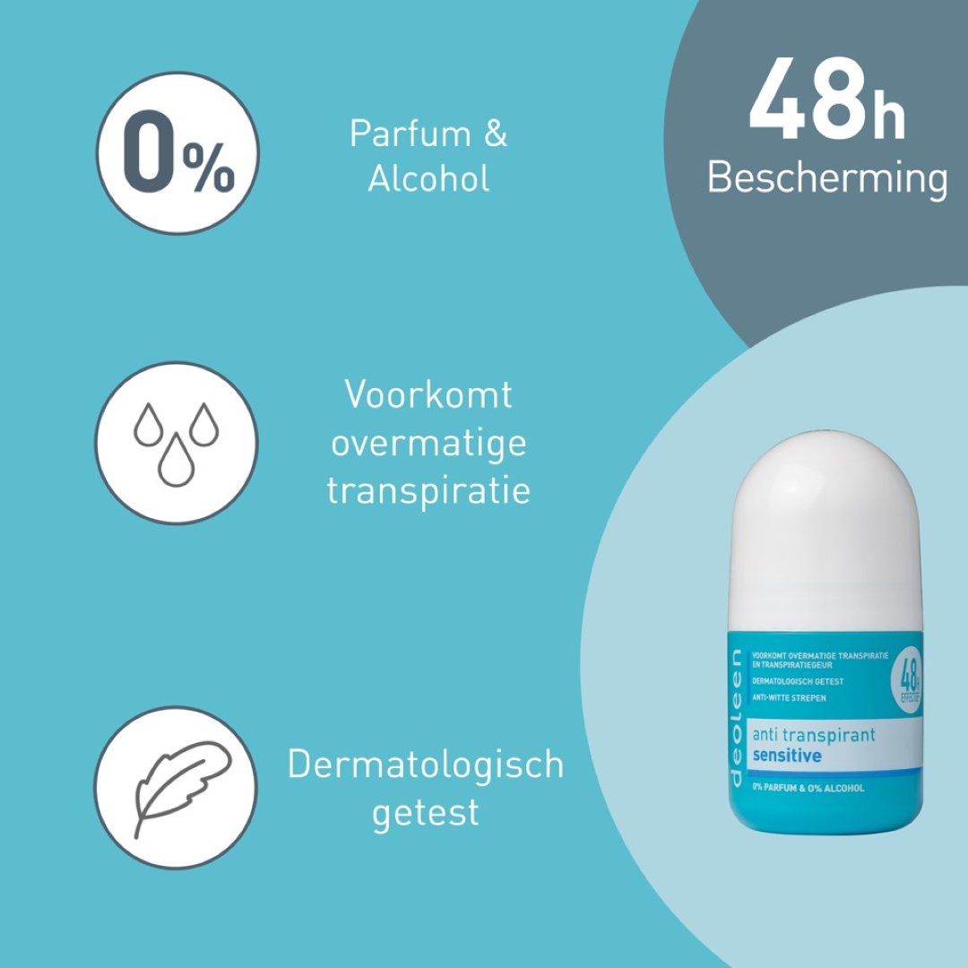 Deoleen Anti-transpirant roller sensitive (50 ml)