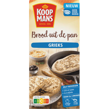 Koopmans Grieks Brood Uit De Pan 400 g