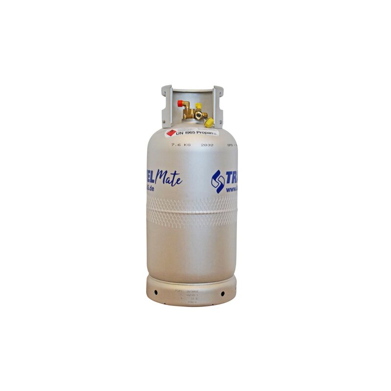 ALUGAS TRAVELMate Tankflasche 33,3 Liter mit Multiventil (BE, CH, FR)