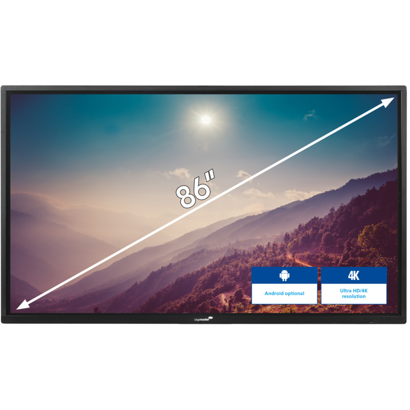 Legamaster E-Screen Touchdisplay ETX-8620 Plus, 86 '', 3840 x 2160 px