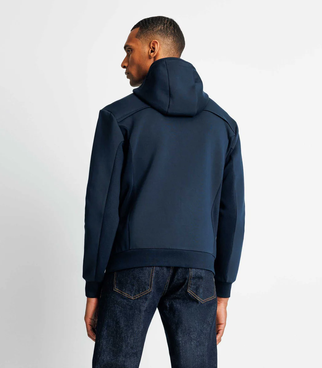 Pull sweat à capuche marine