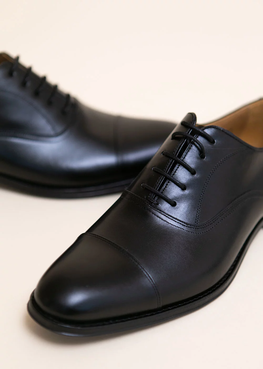 RICHELIEU ASCOLI CUIR NOIR