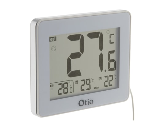 OTIO - Thermomètre intérieur / Extérieur filaire Blanc