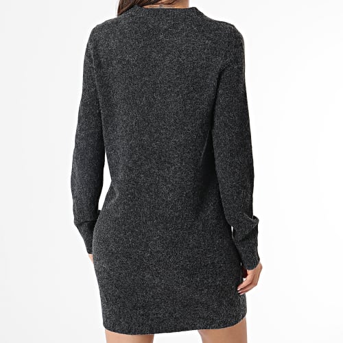 Robe Pull Femme Doffy Noir Chiné
