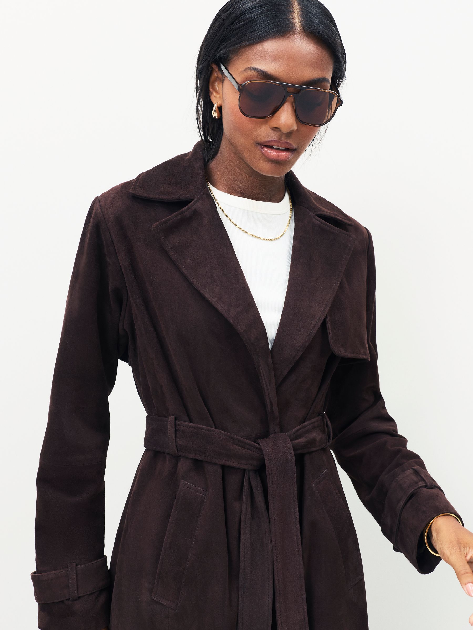 Urban Code Suede Trench Coat