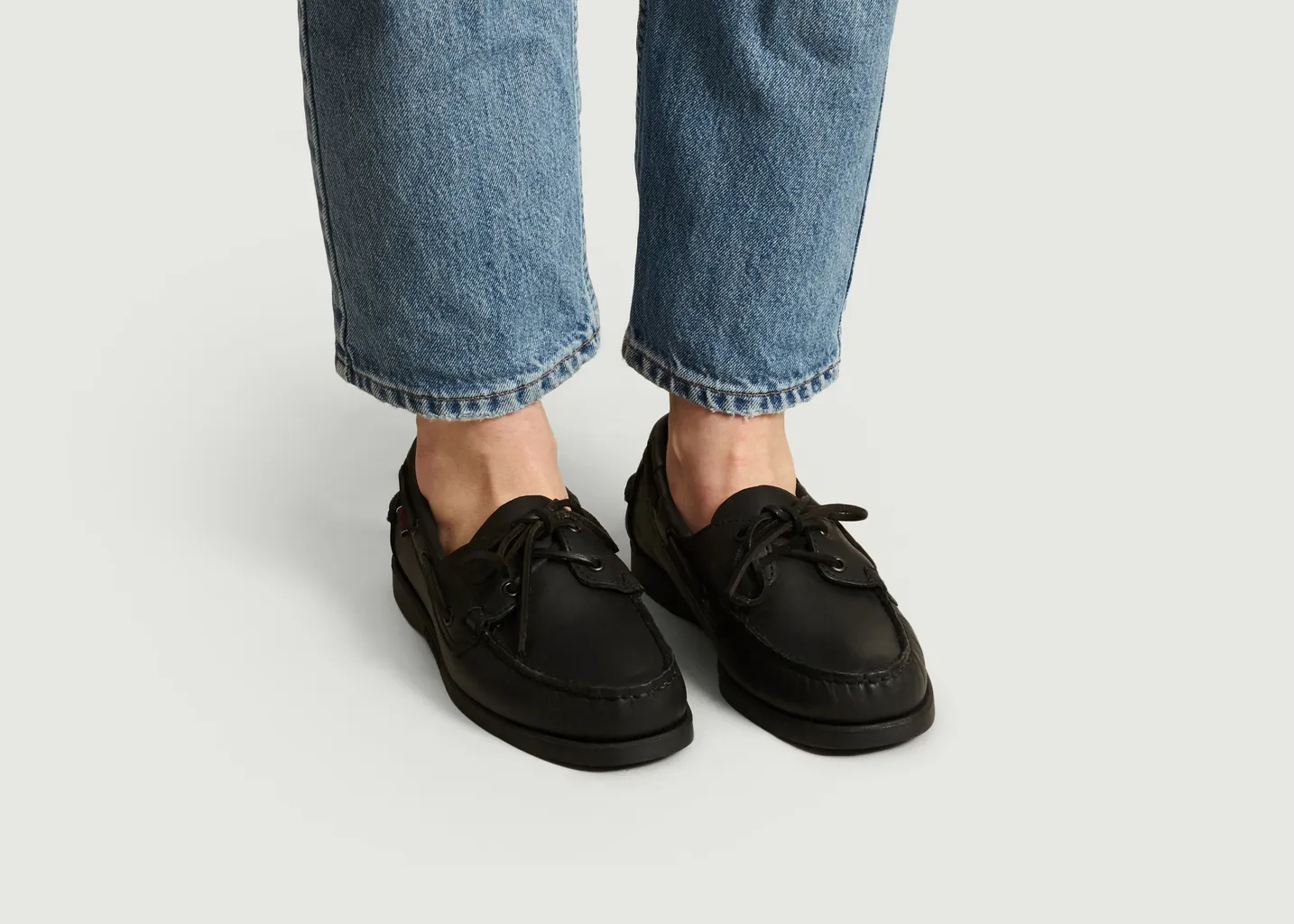 Chaussures bateau en cuir Portland Sebago