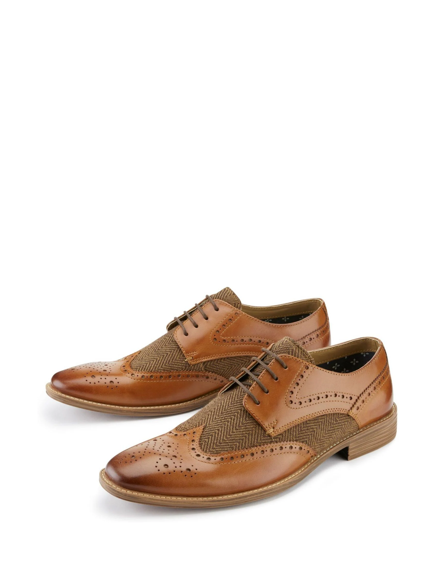 Skopes Tweed Brogues Shoes