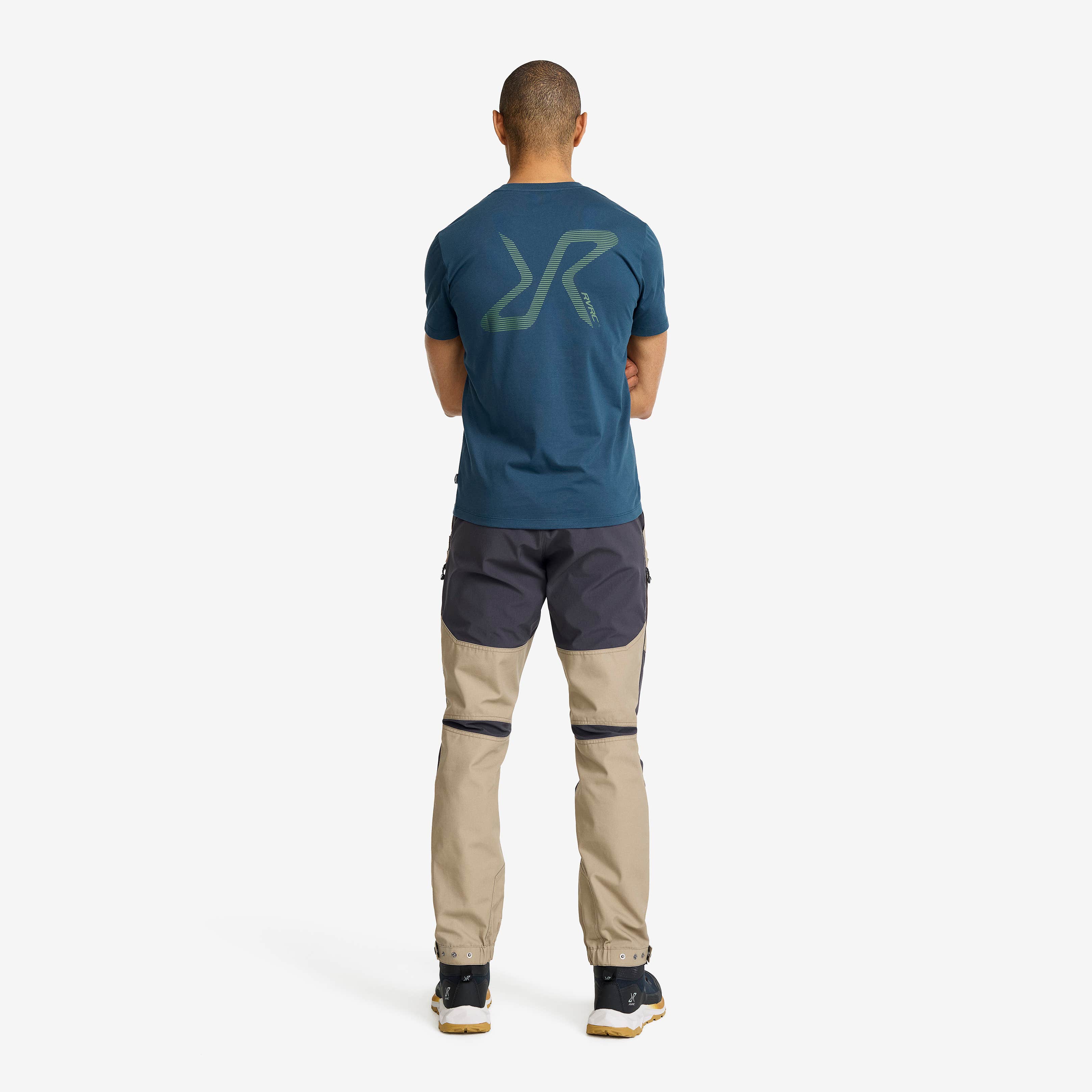 Easy Graphic Logo T-shirt Slim Fit Herre Moonlit Ocean