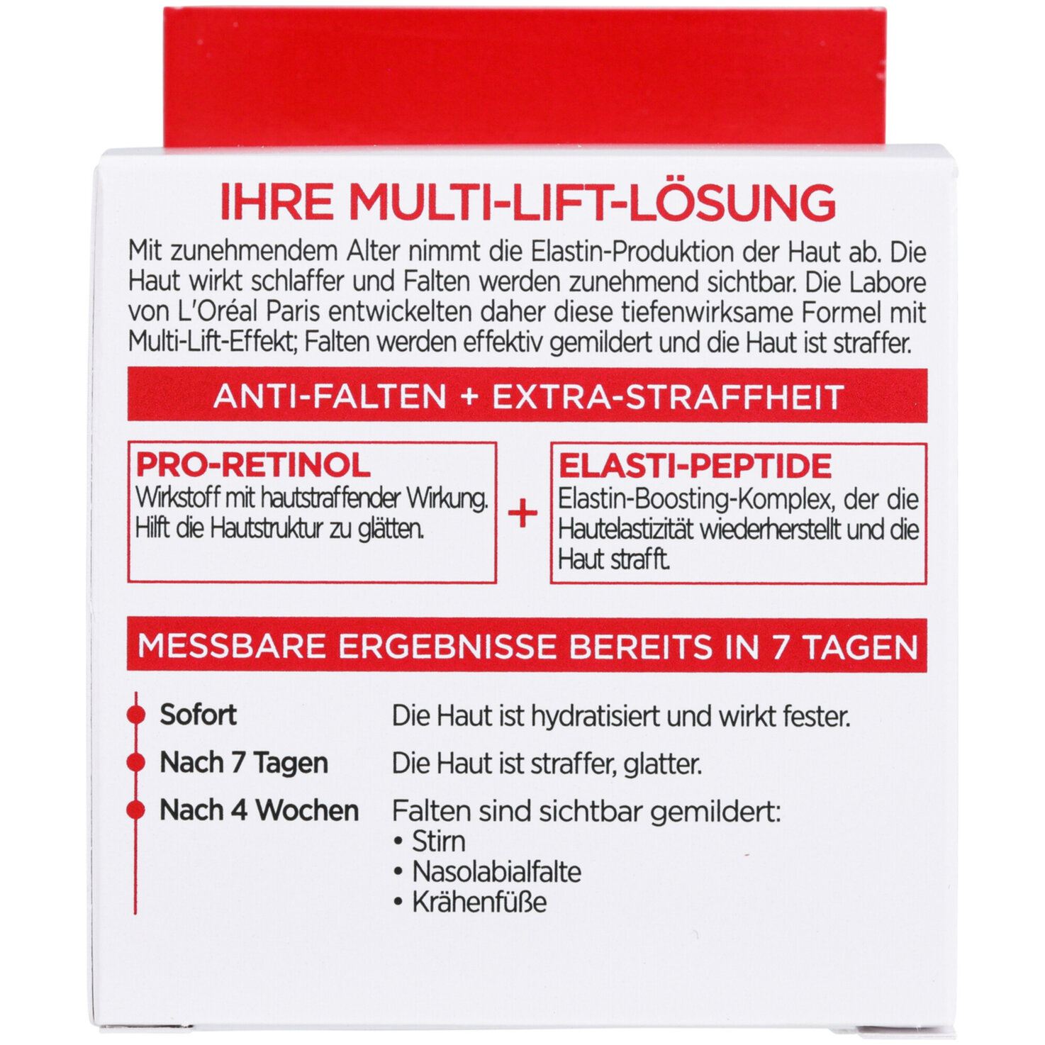 L'Oréal Paris RevitaLift Feuchtigkeitsspendende Tages-Creme Multi-Lift, 50ml