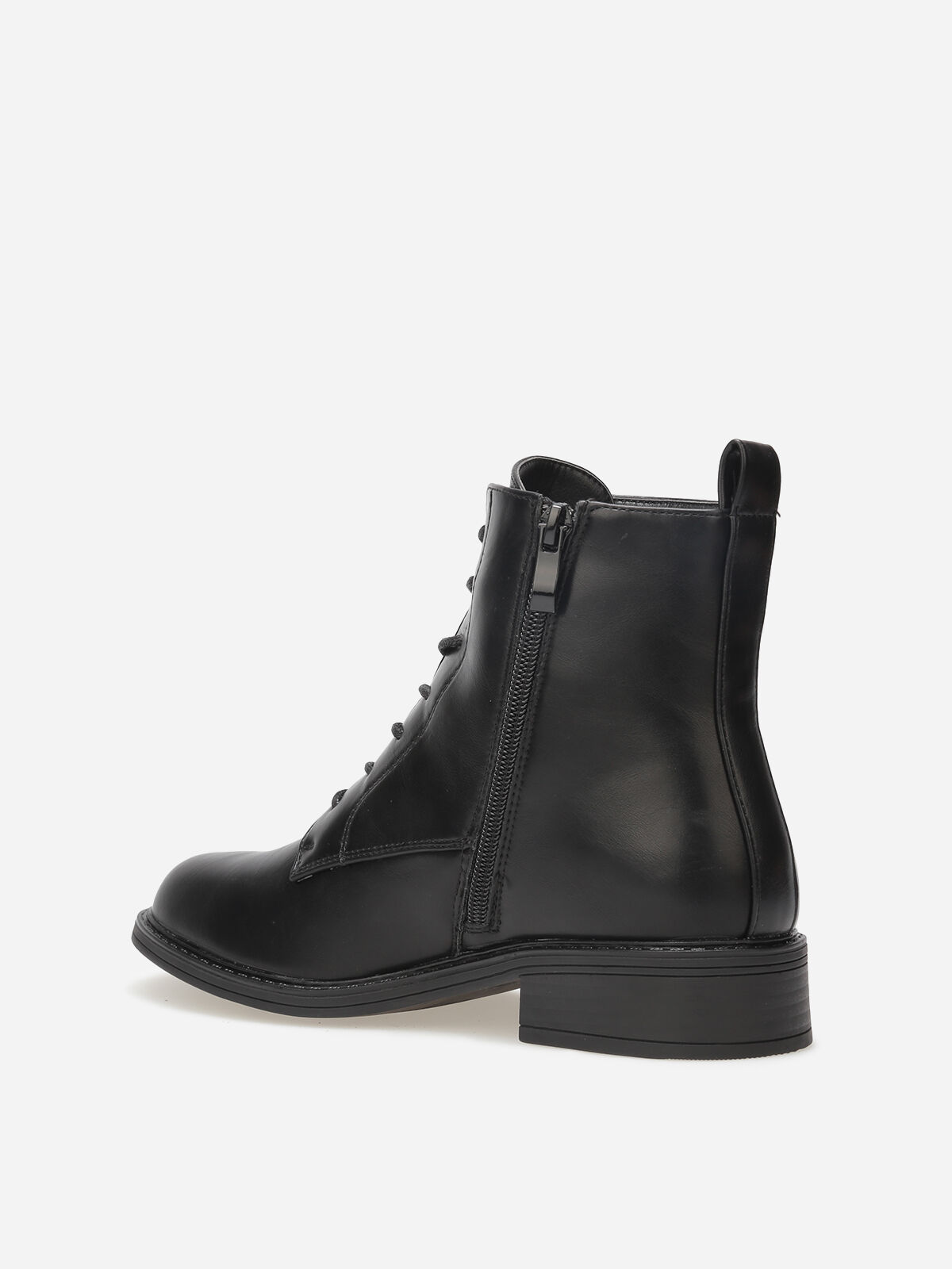 Bottines à lacets- Noir