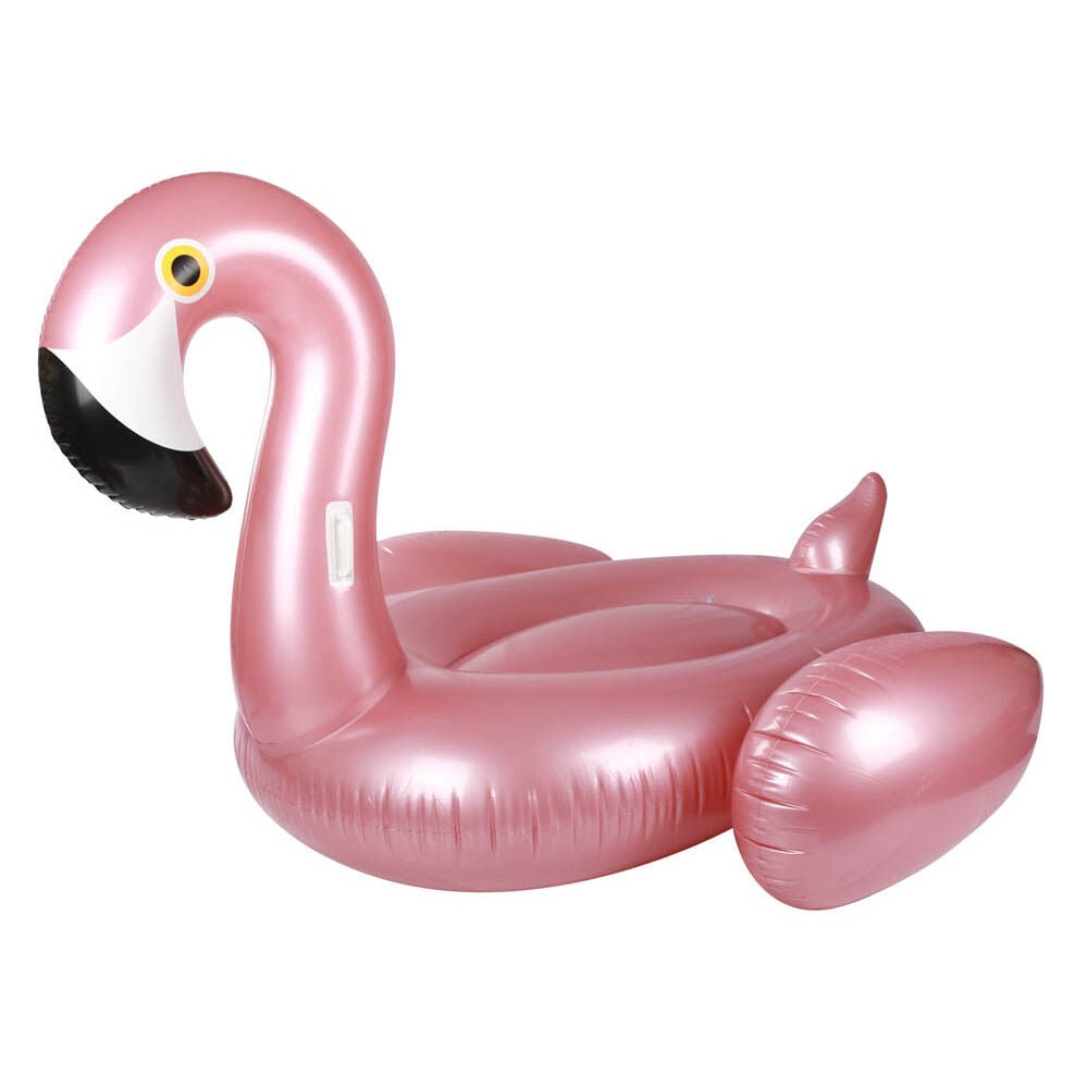 Flamant rose île gonflable XL