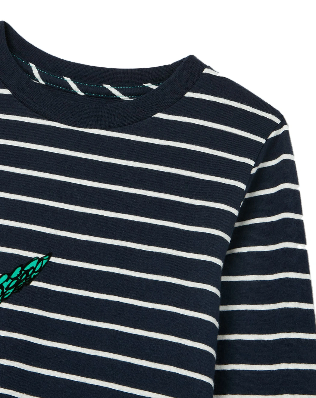 Langarmshirt FINLAY STRIPE CROCODILE in navy